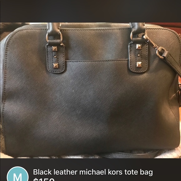 Black leather Michael kors - Picture 1 of 2